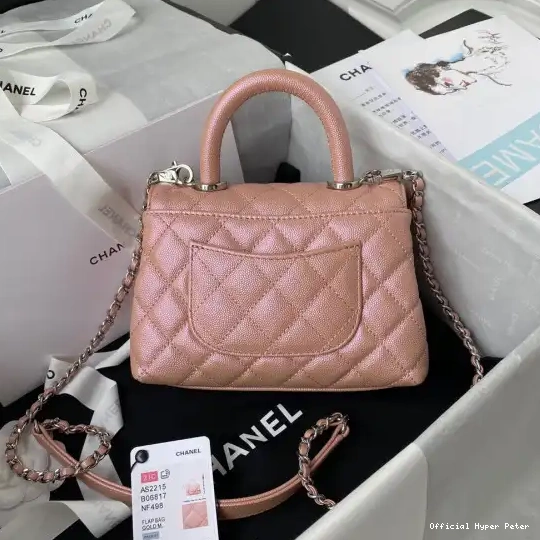 Hyper Peter WITH HANDLE MINI TOP BAG FLAP CHANEL 0707